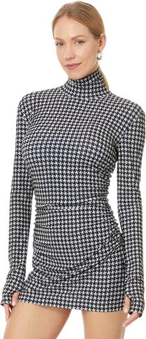 Norma Kamali Women's Long Sleeve Turtleneck Pickleball Dress in Saudi Arabia