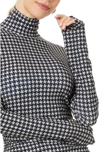 Norma Kamali Women's Long Sleeve Turtleneck Pickleball Dress in Saudi Arabia