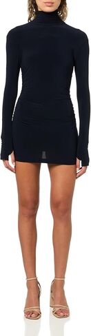 Norma Kamali Women's Long Sleeve Turtleneck Pickleball Dress in Saudi Arabia