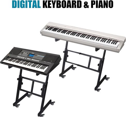 GLEAM Keyboard Stand Double X-Style with Locking Straps in Saudi Arabia