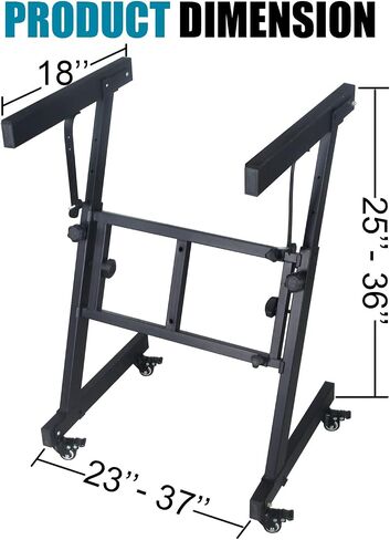 GLEAM Keyboard Stand Double X-Style with Locking Straps in Saudi Arabia