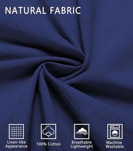 COOFANDY Mens Short Sleeve Button Down Shirts 100% Cotton Beach Style Textured Shirts in Saudi Arabia