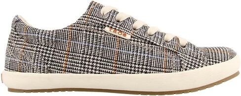 Taos Footwear Women's Star Black Plaid Sneaker 6 M US in Saudi Arabia