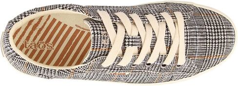 Taos Footwear Women's Star Black Plaid Sneaker 6 M US in Saudi Arabia