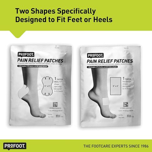 PROFOOT Pain Relief Patches for Foot & Heel Pain - 3 Count - Up to 8 Hours Relief from Sprains, Strains & Bruises in Saudi Arabia