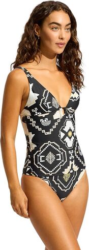 Seafolly Women's Standard Ring Front Tankini Top Swimuit in Saudi Arabia