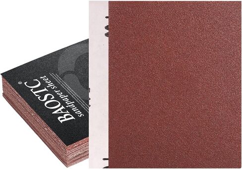 بي اي او اس تي سي ورقة صنفرة 1/4 4-1/2 انش × 5-1/2 انش متنوعة 120-180-24050 عبوة in Kuwait