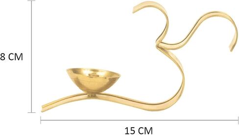 Brass Akhand Laxmi Deepak Pital Diya /Deepak for Arti Puja - Decoration Items for Home Decor Office Temple Pooja Decor Gifts ( Pack of 2 Brass Akhand Diya) in Saudi Arabia