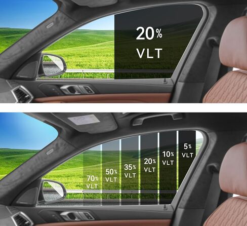 Precut Film Front Windows Two Windows Tint Cars Sun Flocking Forcing Provisacy Privacy Anti Complass Computer قطع أي ظلال صبغة لـ Ford F250 Extended CAB 2017-2025 in Kuwait