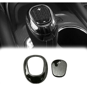 for Chevrolet Equinox Black Titanium 2018 2019 2020 2021 Gear Shift Knob Head Cover Trim