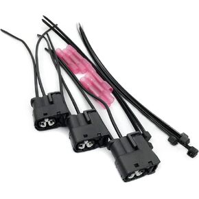 FainWan 3Pcs Ignition Coil Connector Plug Pigtail Harness with Wires Compatible with Aristo Le-xus 300 IS300 / GS300 / SC300