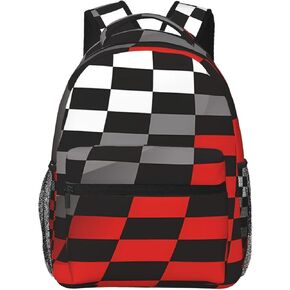 Hockey Stick American Flag Laptop Backpacks مزدوجة الكتف المحمول حزمة Bag Daypack Back Pack Bags حقيبة كمبيوتر حقيبة كمبيوتر مع جيوب جانبية السوستة الأمامية للتنقل سفر السفر