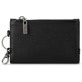 The Sak Encino Card Wallet - Women's Leather Wallet For Everyday - Slim Wallet With Zipper, Credit Card Slots & Coin Holder