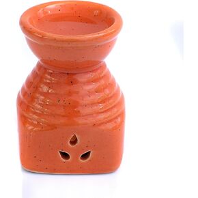 Handmade Ceramic Scented Aroma Essential Oil Burner Diffuser Wax Melt Warmer Humidifier Aromatherapy Romantic Candle Tealight Home Room Office Decor Housewarming for Frankincense Lavender Oil Blends
