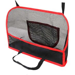 حامل حقيبة يد السيارة ، حاجز أطفال للحيوانات الأليفة بين المقاعد الأمامية ، حامل محفظة سعة كبيرة للسيارة ، حقيبة شبكية لتخزين المقعد الخلفي للسيارات للنساء (أسود) in Kuwait