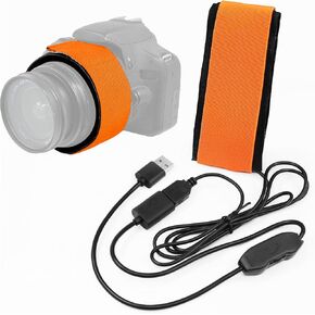 Astromania 30cm USB Lens Heater Warmer Dew Heater Strip - Stepless Temperature Regulator for Universal Camera and Telescopes Lens Less Than 3.15 inch (80mm) in Diameter in Kuwait