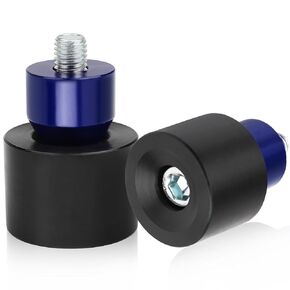 Motorcycle Frame Sliders Anti Crash Protector No Cut Falling Protection M12-1.75mm x 60mm Screw Black for Engine Guard Saddlebag Guard Flat Out Bar Anti-Collision