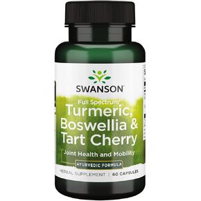 Swanson Full Spectrum Turmeric Boswellia & Tart Cherry Joint Function & Support 60 Capsules