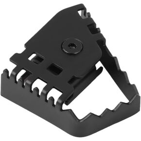 Brake Pedal Enlarge Extension for F800GS F700GS, Motorcycle Rear Foot Brake Lever Pedal Enlarge Extension Pad Extender Stainless Steel(Black)