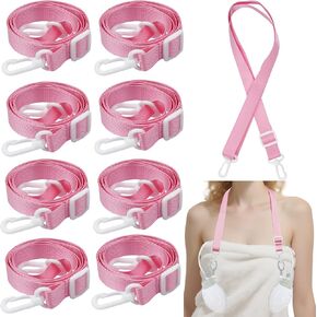8 Pack Shower Lanyard for Mastectomy Drain Holder JP Drainage Bulbs Breast Cancer Reconstruction ummy Tuck Patients After-Surgery Recovery Management Mastectomy Gifts Bulk for Women
