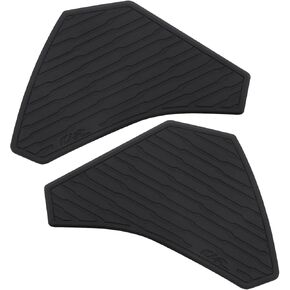 LKV Motorcycle SideTank Pad - Fit for Kawasaki KLR650 KLR 650 2022-2024, Gas Oil Fuel Tank Pad, Rubber Decal Tank Protector, Anti-Slip Scratch-Resistant Protector Sticker