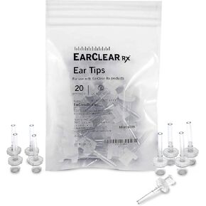 Ear Washer Universal Disposable Tips, Physician Preferred for Sterility and Cleanliness During Ear Wax Removal and Ear Irrigation for Proper Hygiene, Single use