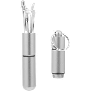 1 Set Ear Pick Tool Ear Cleaner Kit Cleaning Tools for Ear Stainless Steel Ear Spoons Ear Wax Tools Ear Wax Removal Kit Ear Wax Cleaning Kit Ear Picks for Home