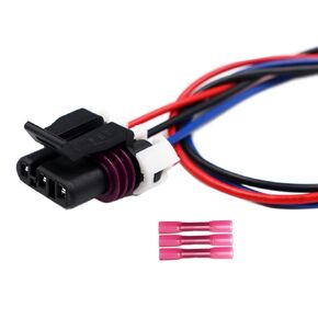 3-PIN Front Turn Signal Lights Connector Compatible with Freightliner Cascadia 2008-2017 Pigtail Plug Wiring Harness A0651907007