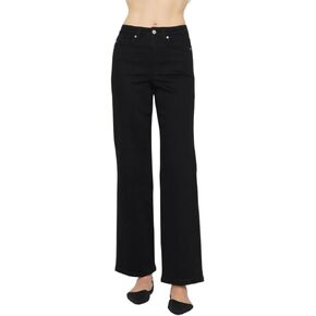 Judy Blue High Waist Tummy Control Classic Straight Jeans Comfortable Stretch Jeans Cotton Pant -88866