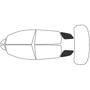 Rvinyl Window Tint Kit Compatible with Kia Sportage 2023-2024 - Front Precut Kit - 35%