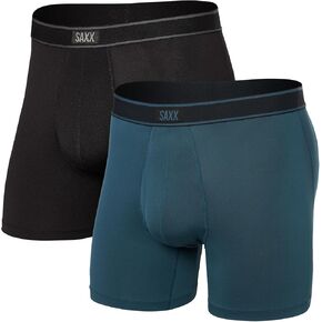 SAXX Underwear Co. Men's Daytripper Comfort Stretch Boxer Brief Fly 2pk
