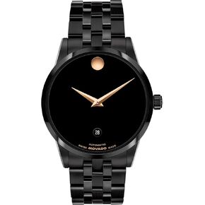 Movado Museum Classic Men's Automatic Watch ، سوار من الفولاذ المقاوم للصدأ ، ساعة فاخرة ذاتية - هدية له - 40 ملم