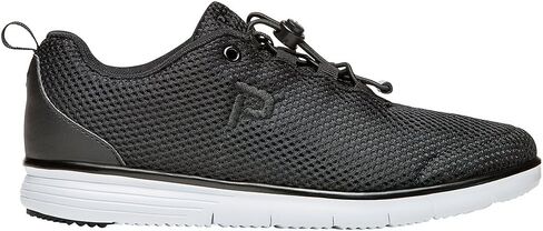 Propét womens Travelfit Prestige Walking Shoe, Silver/Black, 9 Wide US in Saudi Arabia