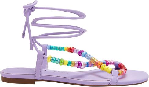 Katy Perry Women's The Halie Bead Sandal Flat, Digital Lavender, 6.5 in Saudi Arabia