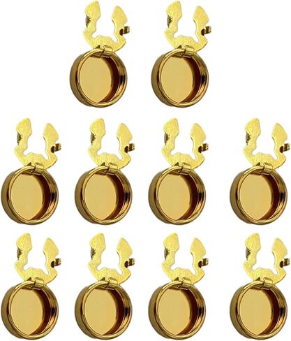 10 Pieces Brass Round Cuff Button Cover Cuff Links for Wedding Formal Shirt Mens Formal Button Covers Imitation Cufflinks in Saudi Arabia