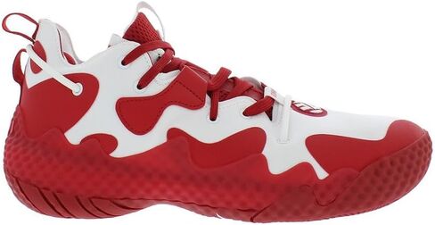 adidas Sm Harden Vol 6 Unisex Shoes Size 15, Color: White/Red in Kuwait