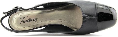 حذاء Trotters النسائي Dea Slingback، أسود/أسود، 12 M in Kuwait