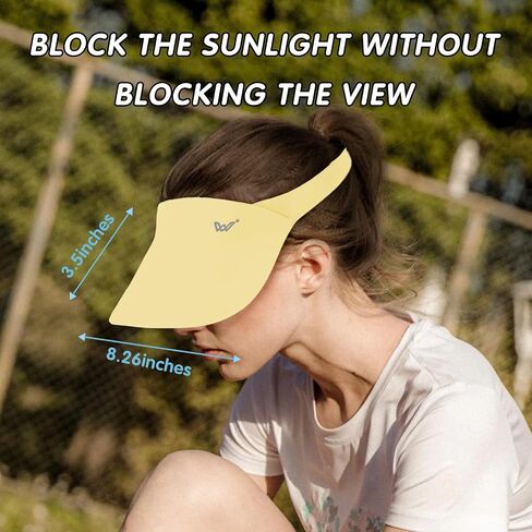 Women's Sun Vissors قابلة للتعديل للأشعة فوق البنفسجية الغولف غلاف الجولف للتنس المخلل الصيفي والأنشطة في الهواء الطلق in Kuwait