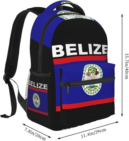 Hockey Stick American Flag Laptop Backpacks Double Shoulder Laptop Pack Bag Daypack Back Pack Bags Rucksack Computer Bag with Side Pockets Front Zipper Pockets For Commutes Travel in Kuwait