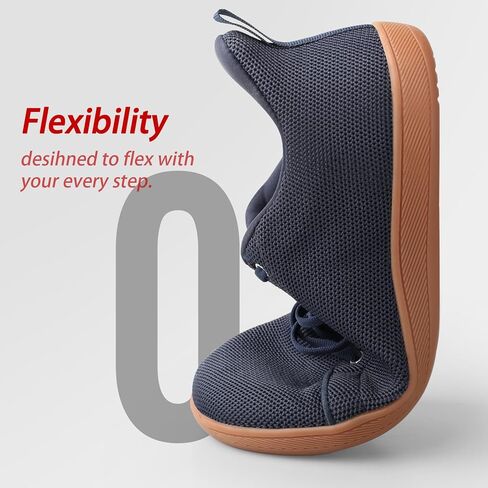 للرجال أحذية حافية القدمين أحذية رياضية سهلة الارتداء بمقدمة واسعة للمشي بدون قطرة نعل للجري أحذية رياضية للتمرين في صالة الألعاب الرياضية كاجوال in Kuwait