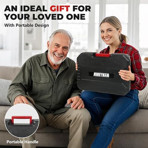 ALLOYMAN 20V Max Cordless Drill Set، طقم مثقاب كهربائي مع بطارية 2.0 مللي أمبير وشاحن سريع، سرعة متغيرة 0-2000RMP، 25+3 مثقاب كهربائي لإعداد عزم الدوران لمجموعة الأدوات المنزلية in Kuwait