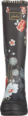Joules New Women's Welly Print W/Adj Back Gusset Rain Boot French Navy 9 in Saudi Arabia