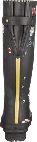 Joules New Women's Welly Print W/Adj Back Gusset Rain Boot French Navy 9 in Saudi Arabia