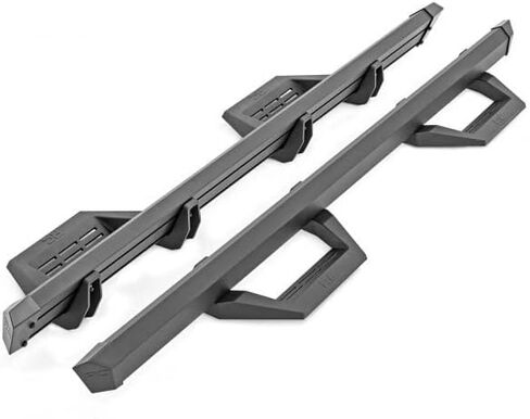 Rough Country SRX2 Adjustable Aluminum Steps for Ram 1500/2500/3500 (2010-2018) Crew Cab - Modular Running Boards with Slide-Adjust Steps in Saudi Arabia