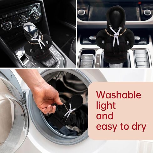 Car Shift Knob Hoodie, Funny Gear Shift Knob Shirt Sweater, Winter Warm Shift Knob Cover Sweater Shirt, Automotive Interior Novelty Accessories Decorations, Universal Fit Knob Cover Gift (Purple) in Saudi Arabia