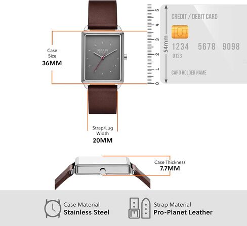 Skagen Men Hagen Three-Hand Band Watch in Saudi Arabia