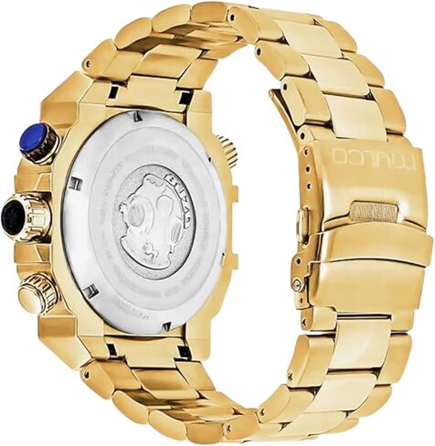 الساعات Mulco للرجال - Buzo ، علبة من الفولاذ المقاوم للصدأ مع شريط السيليكون المعصم أو حزام الفولاذ المقاوم للصدأ ، حركة كرونوغراف الكوارتز ، شاشة تمثيلية كبيرة للوجه ، 100 متر - مقاومة للماء in Kuwait