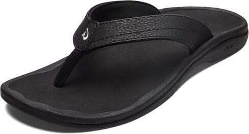 OLUKAI Ohana Women's Beach Sandals, Quick-Dry Flip-Flop Slides, Water Resistant, Wet Grip Soles & Compression Molded Footbed, Warm Taupe/Island Salt, 6 in Saudi Arabia