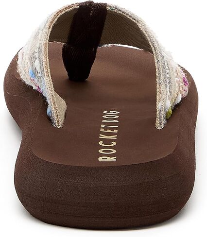 Rocket Dog womens Spotlight2 Stapleton Cotton Flip Flop, Black, 11 US in Saudi Arabia