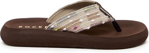 Rocket Dog womens Spotlight2 Stapleton Cotton Flip Flop, Black, 11 US in Saudi Arabia